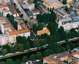 Luftbild der &Ouml;lberg-Kirche